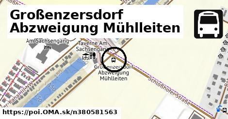 Großenzersdorf Abzweigung Mühlleiten