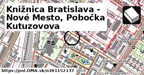 Knižnica Bratislava - Nové Mesto, Pobočka Kutuzovova