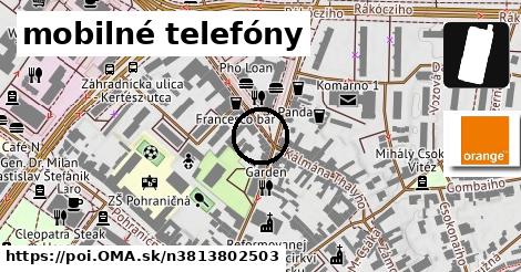 mobilné telefóny