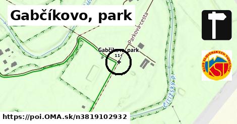 Gabčíkovo, park