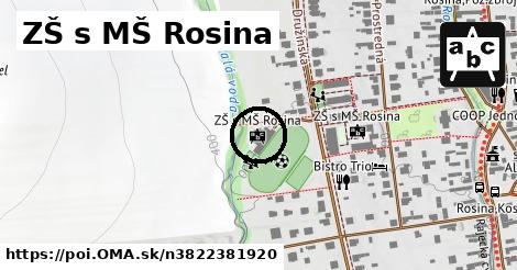 ZŠ s MŠ Rosina