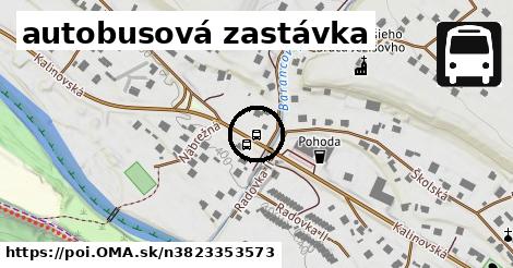 autobusová zastávka