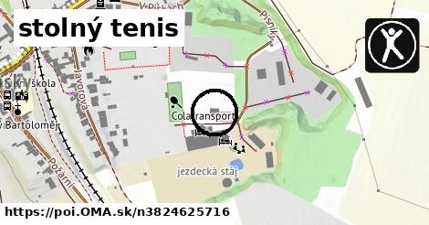 stolný tenis