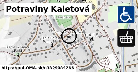 Potraviny Kaletová