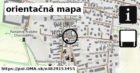 orientačná mapa