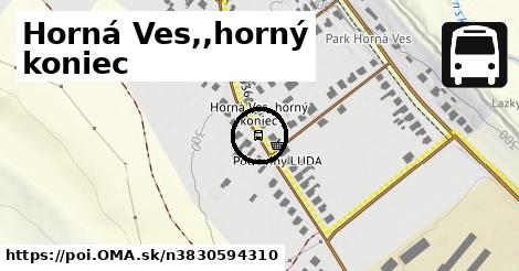 Horná Ves,,horný koniec