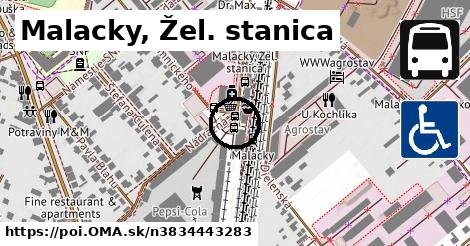 Malacky, Žel. stanica