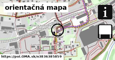 orientačná mapa