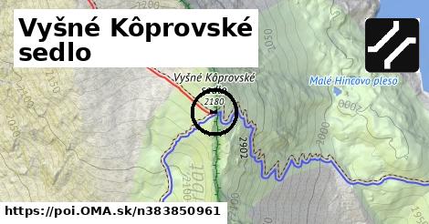 Vyšné Kôprovské sedlo