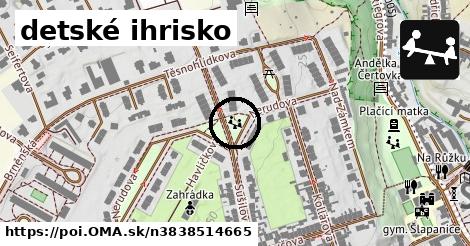 detské ihrisko