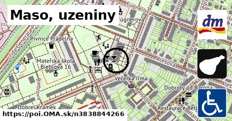 Maso, uzeniny