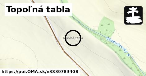 Topoľná tabla