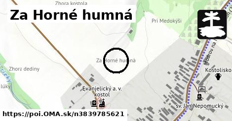 Za Horné humná