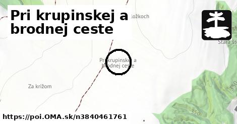 Pri krupinskej a brodnej ceste