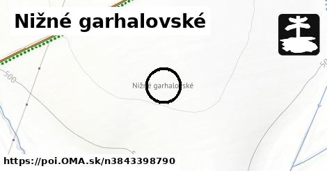 Nižné garhalovské