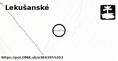 Lekušanské