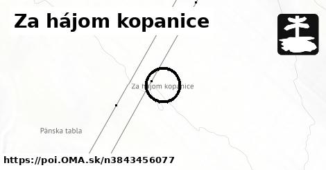 Za hájom kopanice