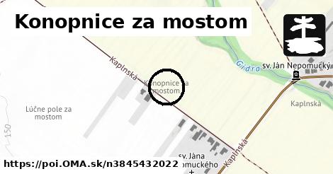 Konopnice za mostom