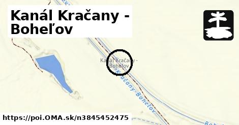 Kanál Kračany - Boheľov