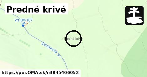 Predné krivé