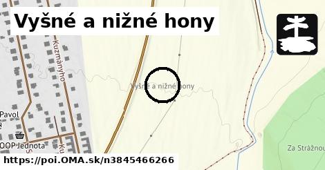 Vyšné a nižné hony