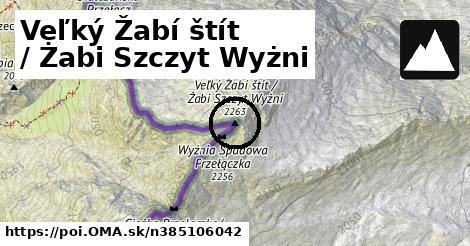 Veľký Žabí štít / Żabi Szczyt Wyżni