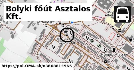 Bolyki főút Asztalos Kft.