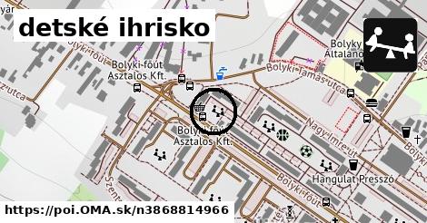 detské ihrisko