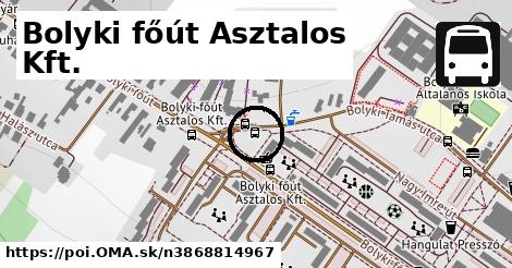 Bolyki főút Asztalos Kft.