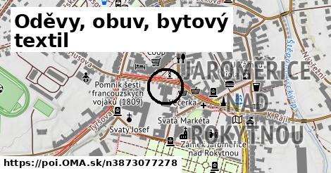 Oděvy, obuv, bytový textil