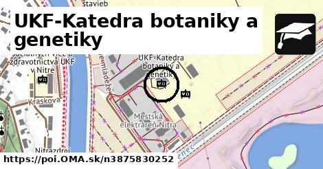 UKF-Katedra botaniky a genetiky