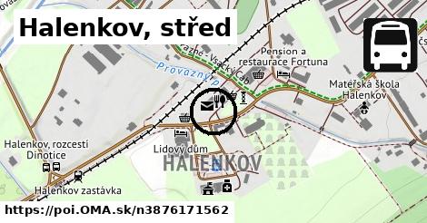 Halenkov, střed