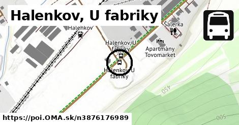 Halenkov, U fabriky