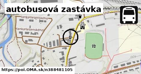 autobusová zastávka