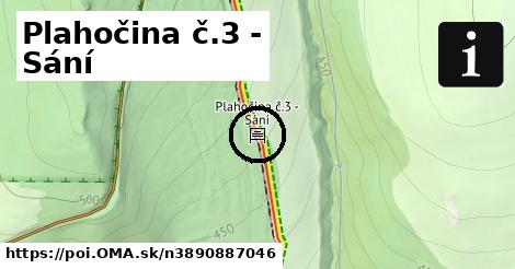 Plahočina č.3 - Sání