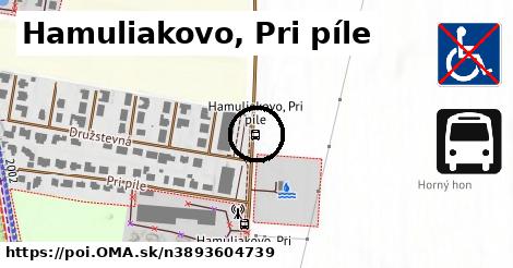 Hamuliakovo, Pri píle