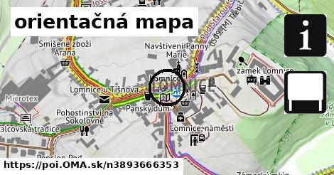 orientačná mapa