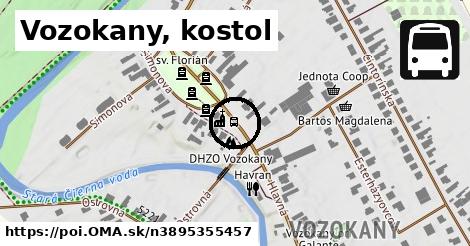 Vozokany, kostol