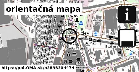 orientačná mapa