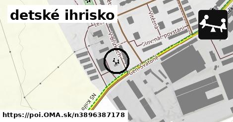 detské ihrisko