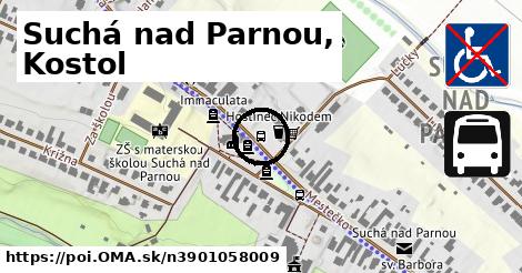 Suchá n. Parnou, Kostol