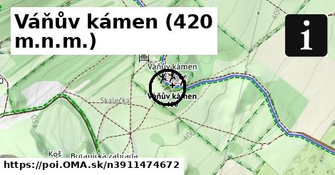 Váňův kámen (420 m.n.m.)