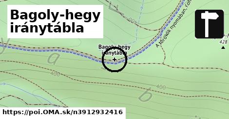 Bagoly-hegy iránytábla