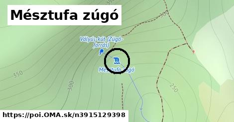 Mésztufa zúgó