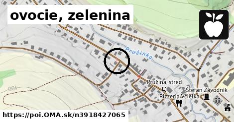 ovocie, zelenina