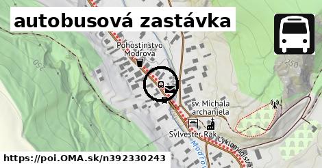 autobusová zastávka