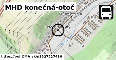 MHD konečná-otoč