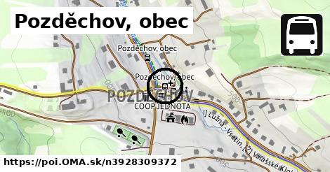 Pozděchov, ObÚ