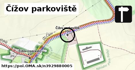 Čížov parkoviště