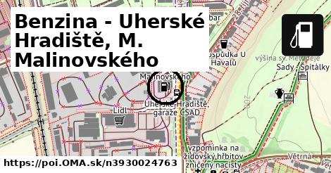 Benzina - Uherské Hradiště, M. Malinovského